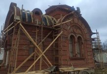 В Сасове продолжается возведение храма Великомученика Пантелеимона