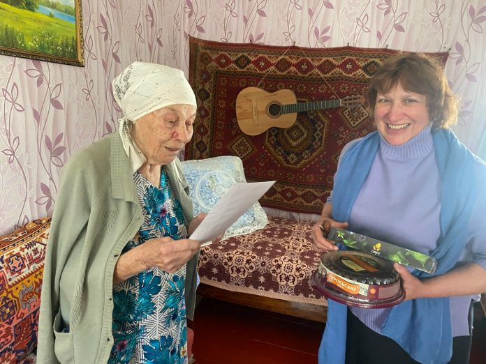 Труженице тыла из Сасова Елизавете Косынкиной исполнилось 96 лет