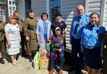 В Сасовском округе прокурор Рязанской области поздравил участника войны Ивана Гришина